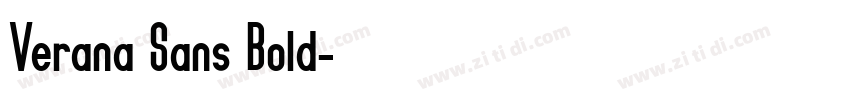 Verana Sans Bold字体转换 Verana Sans Bold字体转换